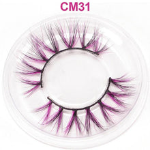 Load image into Gallery viewer, 3D 6D Colored Eyelashes Natural Real Mink fluffy - Super Hella Cash Lash